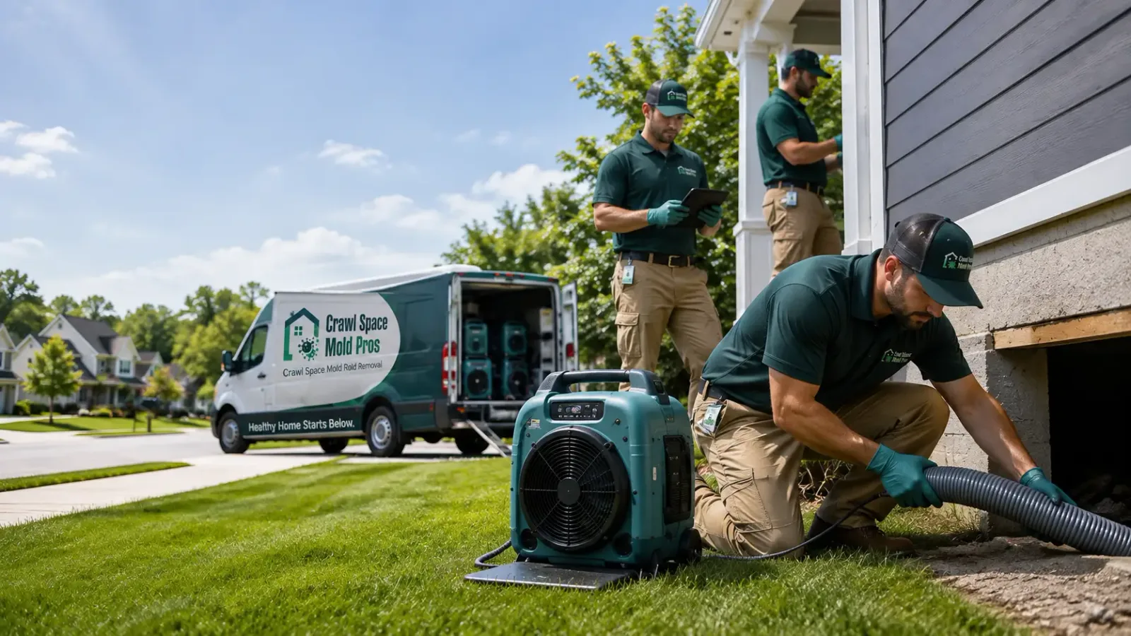 Crawl Space Mold Removal in Paola, KS